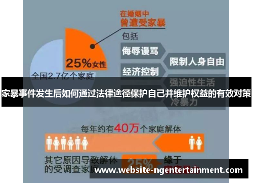 家暴事件发生后如何通过法律途径保护自己并维护权益的有效对策
