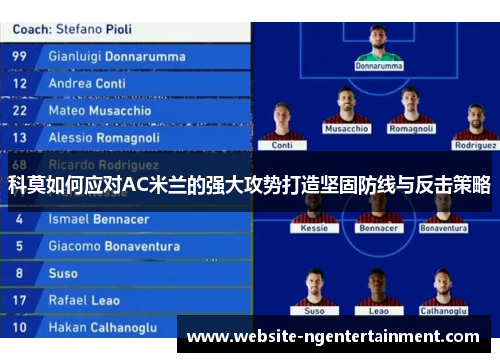 科莫如何应对AC米兰的强大攻势打造坚固防线与反击策略